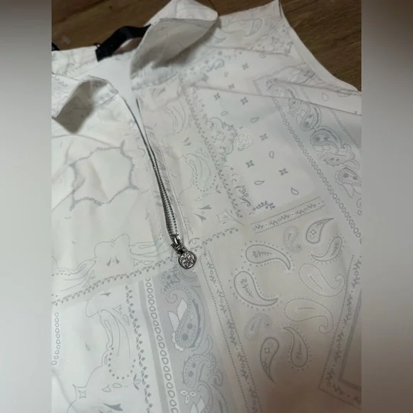 G/FORE Bandana Maverick Sleeveless Dress White Size 6 NWT - Picture 12 of 13